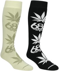 686 HUF 2-Pack Snowboard Socks - multi
