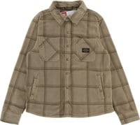 686 Sierra Fleece Flannel Shirt - sage black plaid