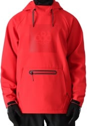 686 Waterproof Hoodie - true red