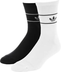 Adidas Skate 2 Pack Sock - white/black