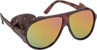 Airblaster Polarized Glacier Sunglasses - tortoise/firechrome polarized lens