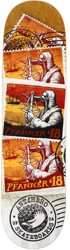 Anti-Hero Pfanner Postal 8.25 Skateboard Deck - brown