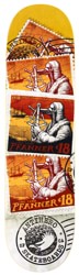 Anti-Hero Pfanner Postal 8.25 Skateboard Deck - yellow