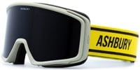 Ashbury Mirage Goggles - reaper/dark smoke lens + yellow lens