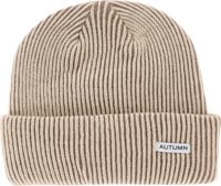 Autumn Cord Beanie - eggshell