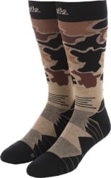 Autumn Service Snowboard Socks - duck camo sand