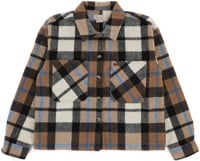 Brixton Women's Bowery Soft Brushed Flannel - washed black/sand