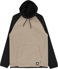 Burton Crown Weatherproof Fleece Hoodie - summit taupe heather/true black