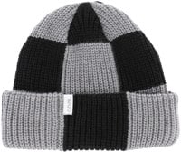 Coal Frena Baggy Beanie - mid grey check