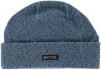 Coal New Jack Fleece Beanie - navy grid camo