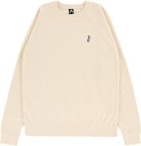 Crab Grab Embroidered Claw Crew Sweatshirt - bone