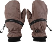 Deathgrip Ghoul Leather Mitts - rose