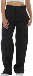 Dickies Women's Loose Fit Double Knee Work Pants - black