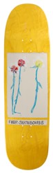 Fixer Flower Power 9.0 Skateboard Deck - yellow