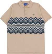 Helas Ete Knit Polo Shirt - beige