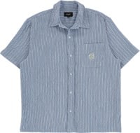 HUF Apollo Striped S/S Shirt - pool blue