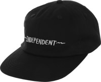 Independent Bratrud Notebook Unstructured Snapback Hat - black