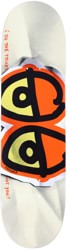 Krooked DBX Eyes 8.5 Basalt Skateboard Deck - bright orange
