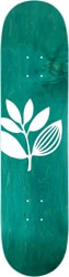 Magenta Big Plant 8.0 Skateboard Deck - teal