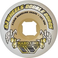 OJ Double Duro Chubbies Skateboard Wheels - white/gum (101a/95a)