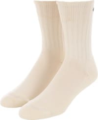 Polar Skate Co. College Logo Sock - cloud white