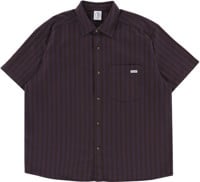 Polar Skate Co. Mitchell S/S Shirt - purple/chocolate
