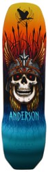 Powell Peralta Andy Anderson Heron Skull 8.45 Flight Skateboard Deck - multi