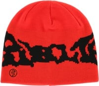 Public Splat Skully Beanie - red
