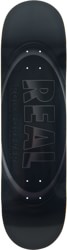 Real DBX Oval 8.5 Basalt Skateboard Deck - silver foil
