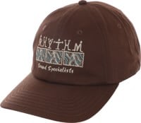 Rhythm Sound Specialist Velcro Strapback Hat - cedar