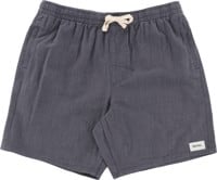 Rhythm Textured Linen Jam Shorts - navy