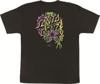 Santa Cruz Kids Stranger Things Demogorgon Dot T-Shirt - black
