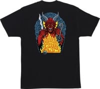 Santa Cruz Stranger Things Hellfire Pit T-Shirt - black