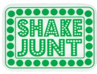 Shake Junt Box Logo Vinyl Sticker - green