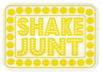 Shake Junt Box Logo Vinyl Sticker - yellow