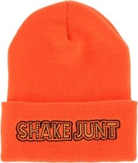 Shake Junt Stretch Logo Beanie - orange