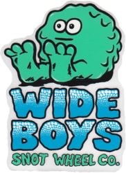 Snot Wide Boys MD Sticker - blue
