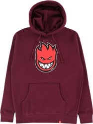 Spitfire Bighead Fill Hoodie - maroon/red-black-white