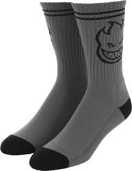 Spitfire Bighead Sock - charcoal/black