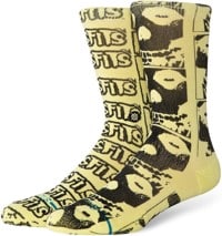 Stance Misfits Collection Crew Sock - melon