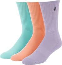 Tactics Icon Sock 3 Pack - pastel