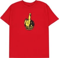 There Up Yours T-Shirt - red/yellow-black