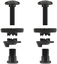 Union Highback To Ankle Strap Hardware (Set) - black