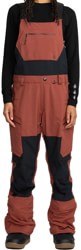 Volcom Women's Ash Stretch GORE-TEX Bib Overall Pants - henna