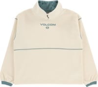 Volcom Women's Hydro 1/4 Zip Hoodie - bone