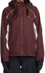 Volcom Women's Stone Smokeshow 20K Jacket - oxblood