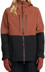 Volcom Women's VS 3L Stretch GORE-TEX Jacket - henna