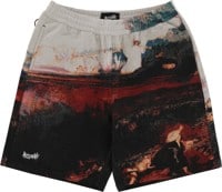 Welcome Rapture Tapestry Shorts - bone